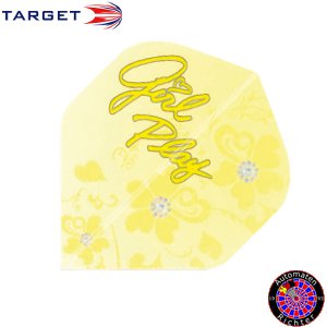 Target Pro 100 Standard Double Sided Design Girl Play - Gelb